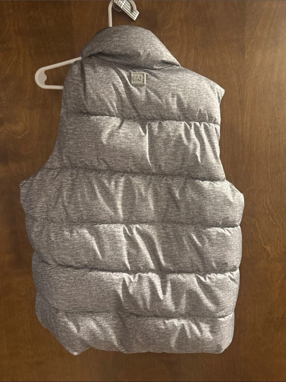 GAP Kids Heather Gray Quilted Vest